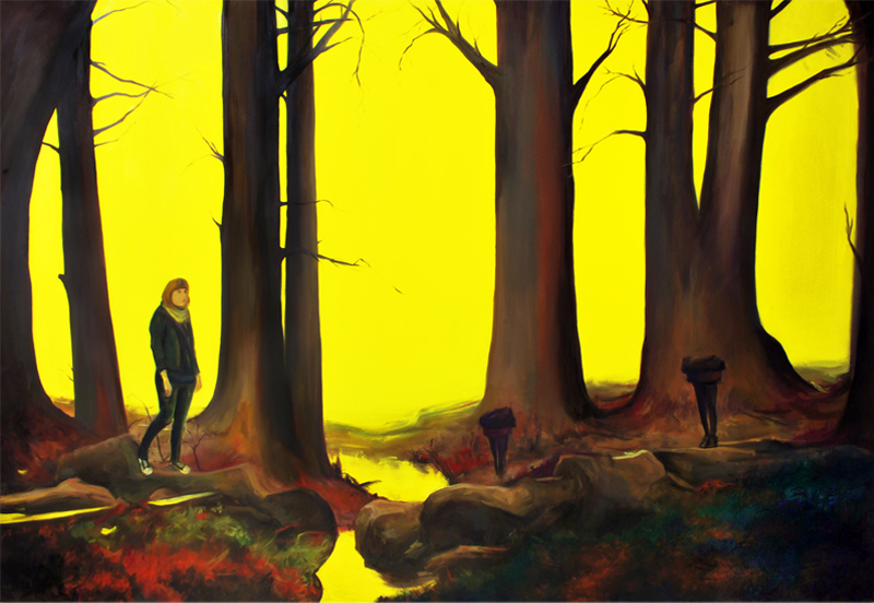 <h2>The Wandering</h2> <p>2013, 43,31 x 62,99 in, oil on canvas, SOLD</p>