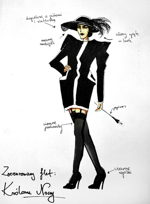 <h2>Czarodziejski flet - projekt kostiumu</h2> <p>2012</p>